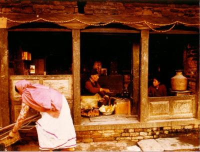 Kathmandu butcher shop