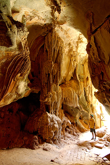 sala da imagem na Gruta de Ubajara