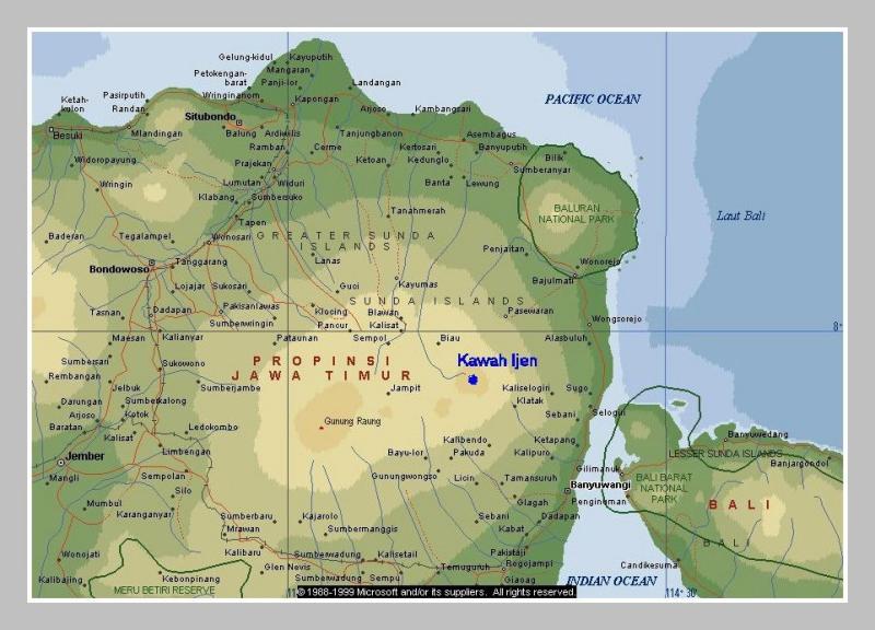 Maps - It just few hours from Bali