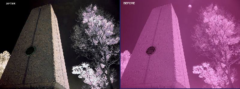 colorizing ugly infrared images