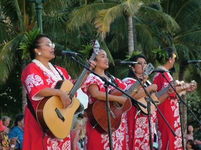Lively Music for the Hula Show