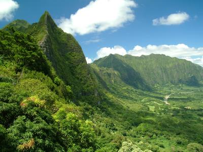 A View from Old Pali Highway