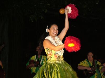 Lively Hula Dancer
