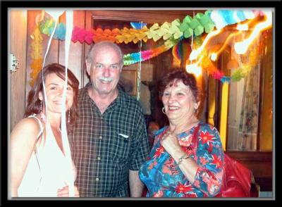 Lorraine, Ron and Evelyn.