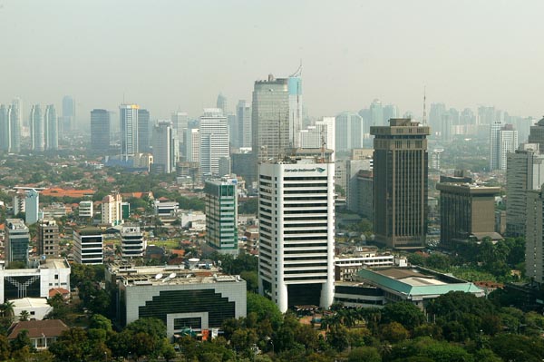View south from Monas