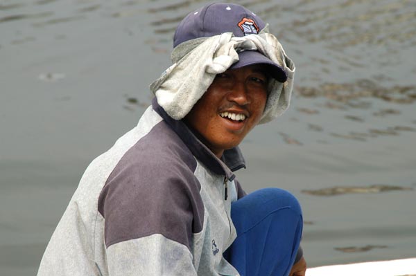 My boatman, Sunda Kelapa