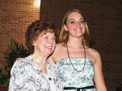 Susan and Elizabeth Knuth - a Graduating Senior at the May 9, 2004 Recital