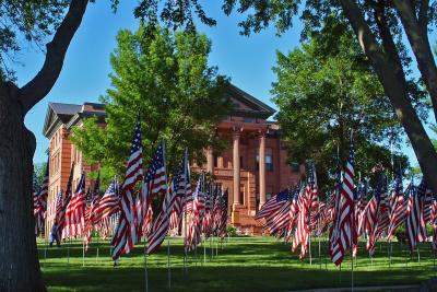 Courthouse on Memorial Day