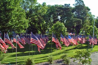 Memorial Day Flags - 5-31-04
