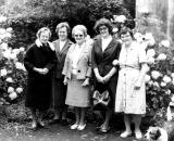 Missionary Gathering in Swansea, U.K. in 1985 - Doris, Mary Jeanne, Kit, Vreni and May Price from Bible College