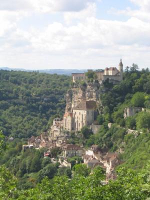 Rocamadour: the city from the east