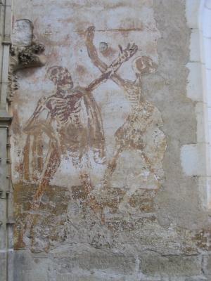 Rocamadour: fresco in the religious city