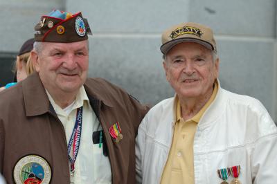 At the World War II Memorial