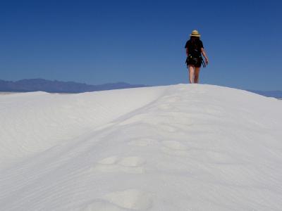 Diane on trail