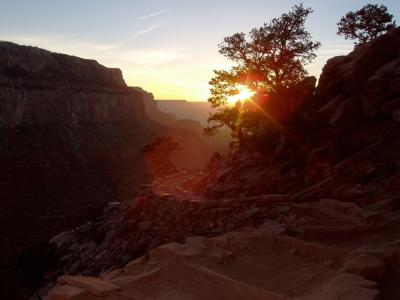 Trail near sunset