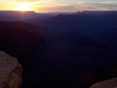 Sunset view from Cedar Ridge