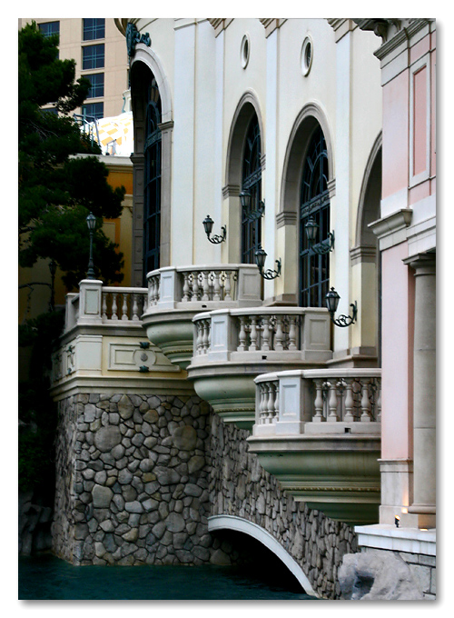Balconies By Dancing Waters