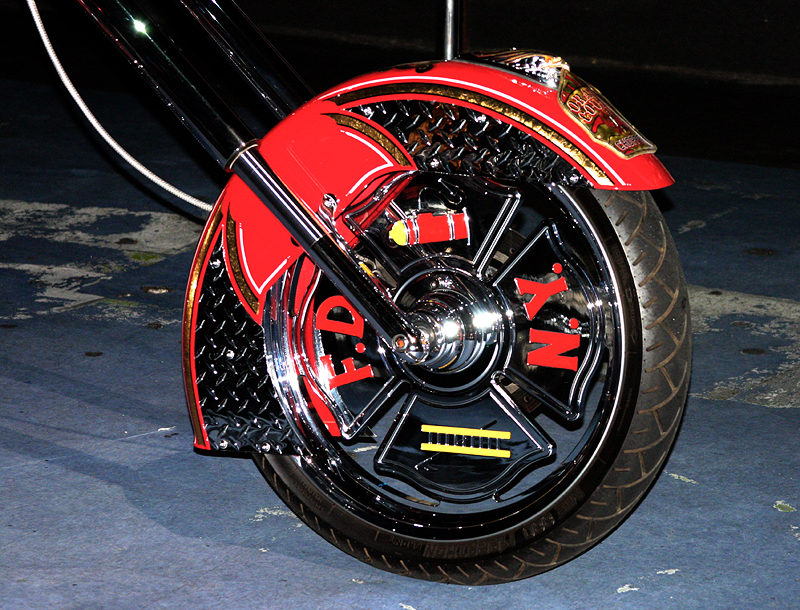 Fire Bike Custom Wheel