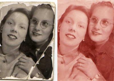 Two Girls Repaired and Selenium Toned