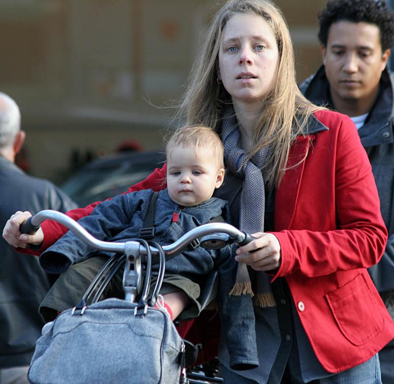 Family on bike