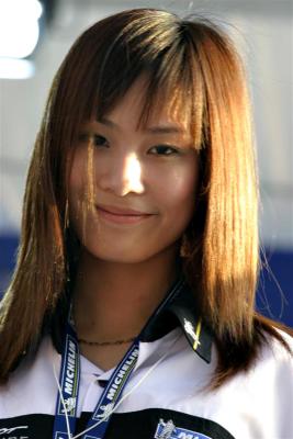 The prettiest promo girl I saw in the Chinese GP