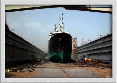 Ship on dry dock