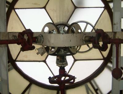 Inside the Town Clock Face