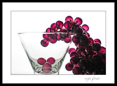 Lit Grapes by Angela Johnson