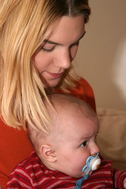 Young Mother and Child