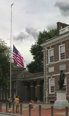 Independence Hall on September 11th*