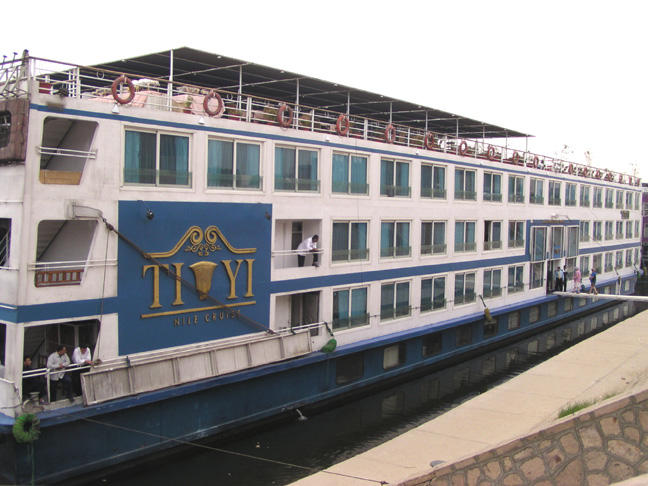 Our cruise ship, the Ti Yi