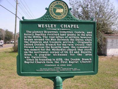 Wesley Chapel FL (Pasco Co) Boyette