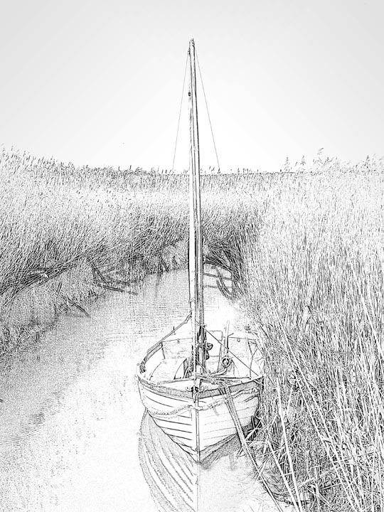 At Rest by Cley Windmill