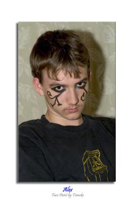 Alex with Face Paint