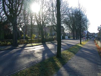 Herenweg nabij gemeentehuis