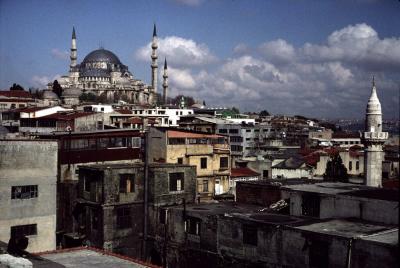 Istanbul Suleymaniye Mosque wide 1
