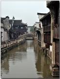 Shops on canal