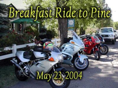 Breakfast Ride to Pine AZ, May 23, 2004