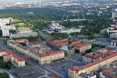 Altmarkt Square, Kreuz Church, City Hall, Grosser Garten Park, Stadium