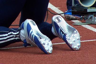 Shoes of the Fastest Human on earth