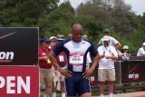 Maurice Greene, before tying world record
