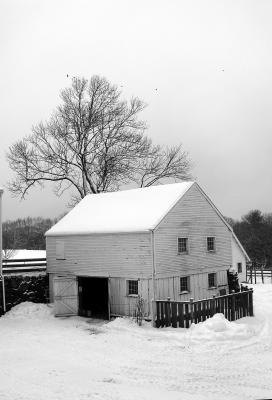 Lower Barn in winter