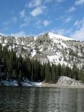 Twin Lakes and Snow Capped Peak