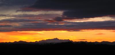 Cloud Window at Sunrise