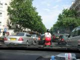 Traffic on the Blvd. St. Germain