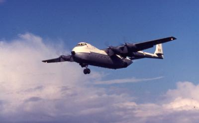 RAF Argosy C.1 at  Farnborough