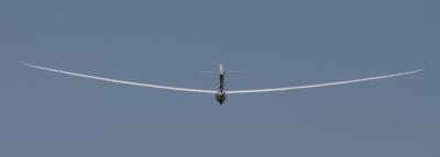 Motor glider wingspan.