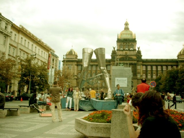 Downtown, Prague.