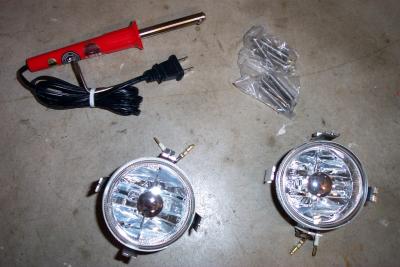 New EC Aux light kit with mounts and tool