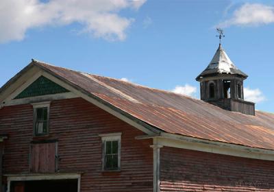 The old red barn